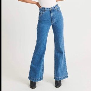 Rollas Eastcoast Flare in Sadie Blue